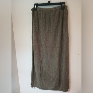 Coldwater Creek Charcoal Maxi Skirt
